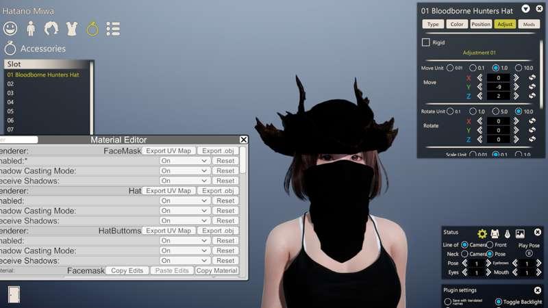 [Commission/HS2] Bloodborne Hunter Hat
