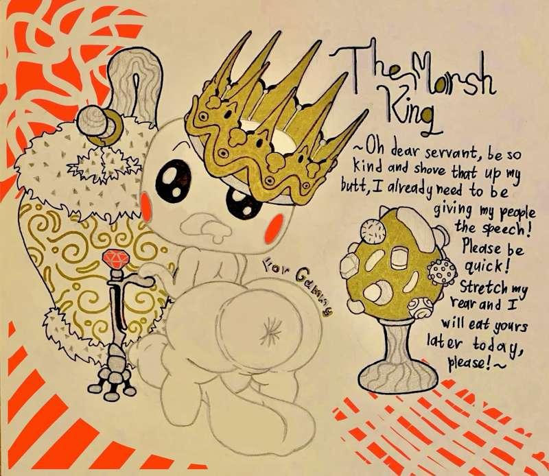 Marshmallow King oc commission 