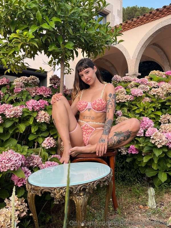 The smell of these pretty flowers is as sweet as my smile in..