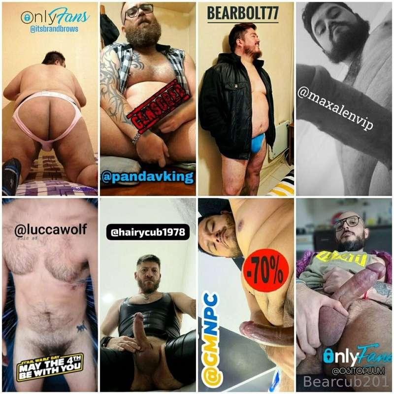 #AD
These bears 🐻 are on fire🔥 
😈We Gonna make you CUM 💦💦
𝑪𝒍..