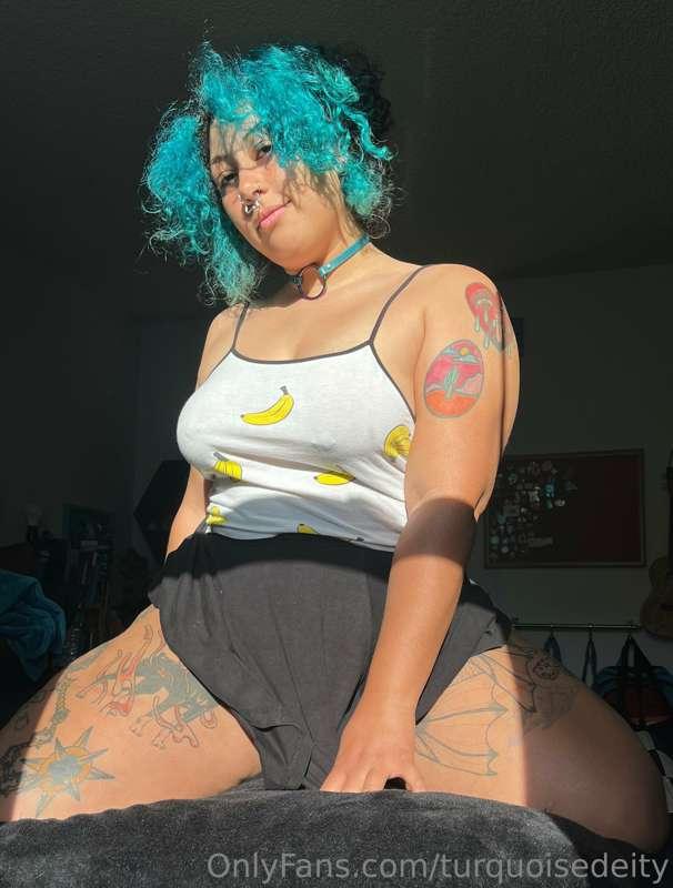 Pick a fav fruit or veggie on my panties & comment it below ..