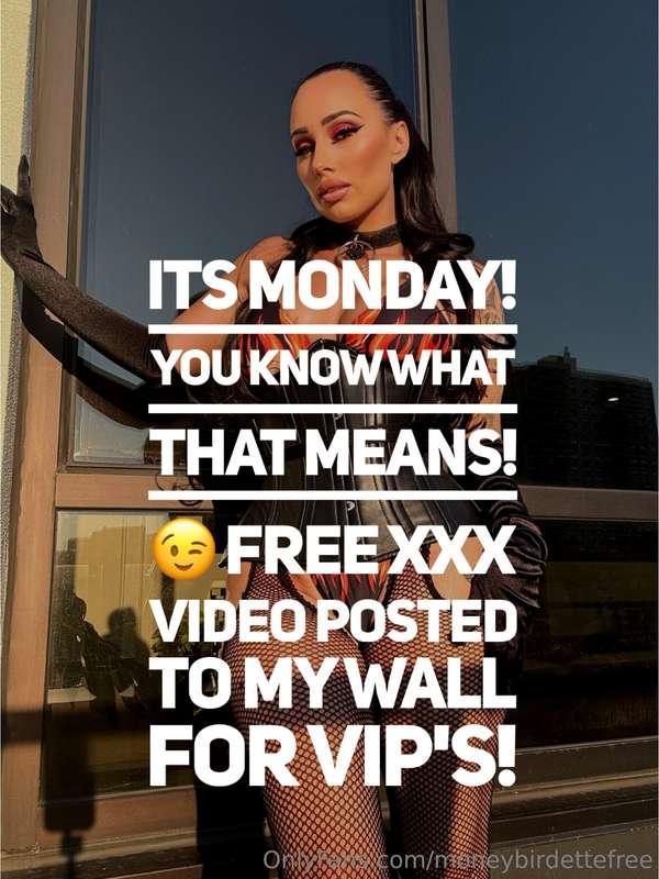 ITS MONDAY! You know what that means! 😉 FREE XXX video poste..