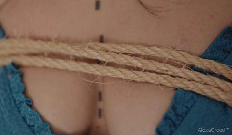 Are you into bondage? DM me if you would like the videos
