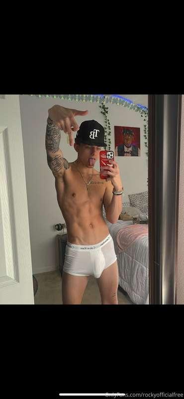 You like the white Calvins?😬