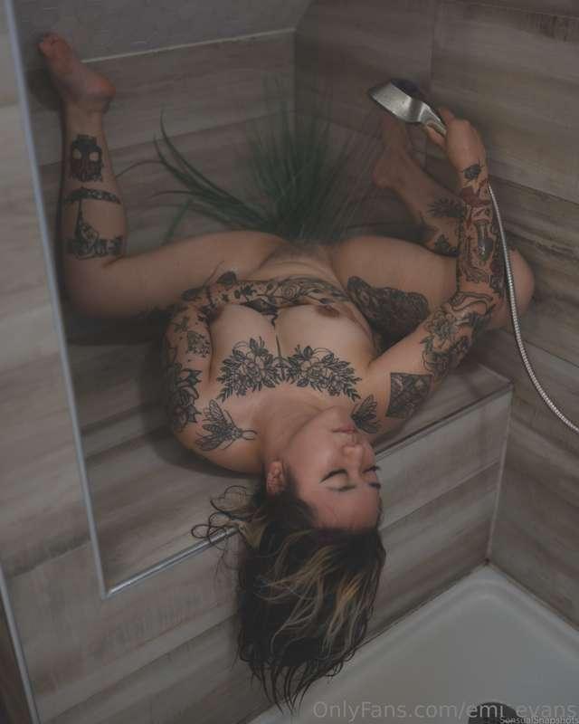Is this how you’re supposed to use a shower head? 