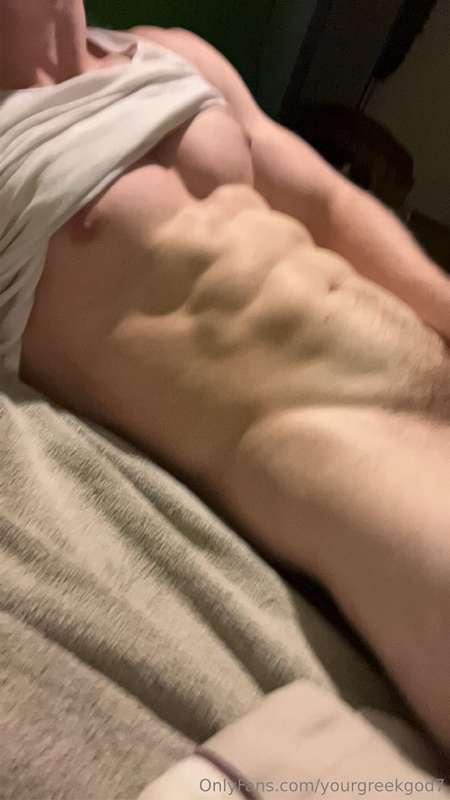 Under my gym shirt👀