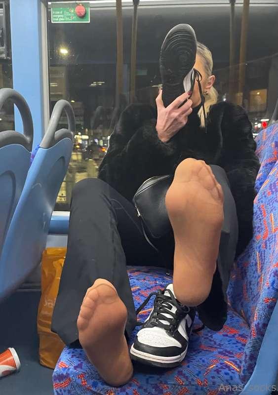 Smelling my sweaty  Nike dunk on the bus after a long day … ..