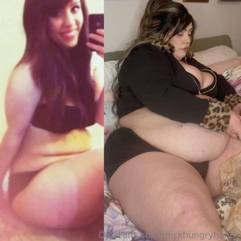 I can’t believe I used to look like that sitting down lmao. ..
