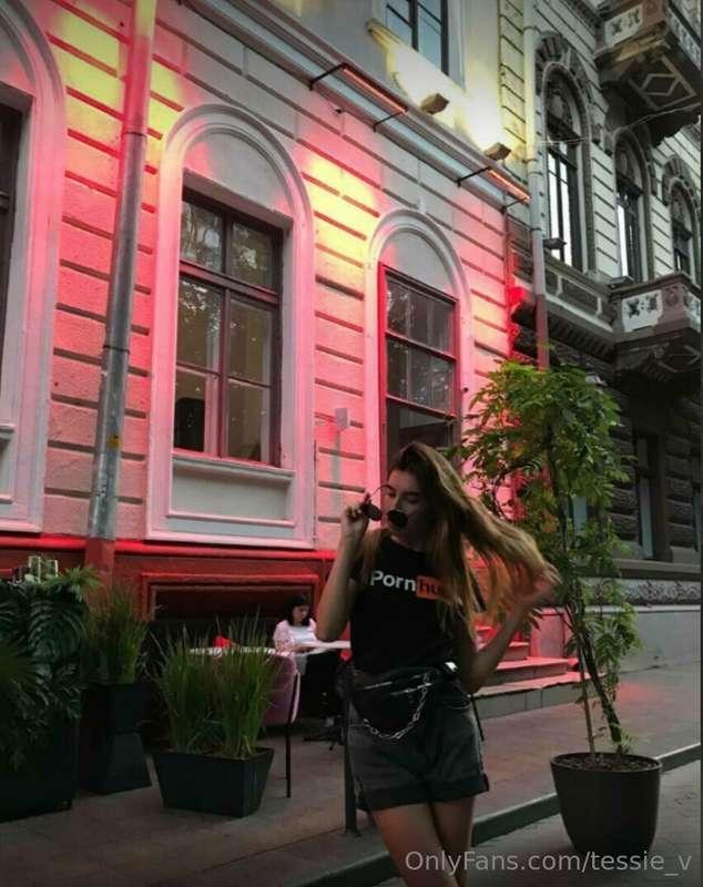 Strolling down a charming alley, where every step feels like..