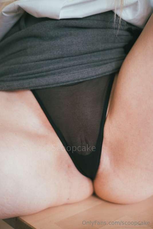 Let’s start the day with a hot view of my see-through pantie..