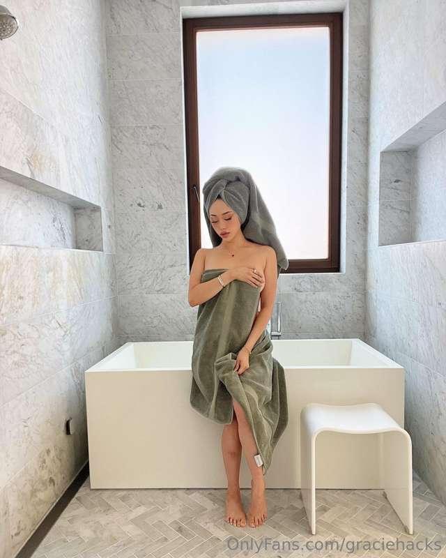 Should I drop the towel or keep playing with your imaginatio..