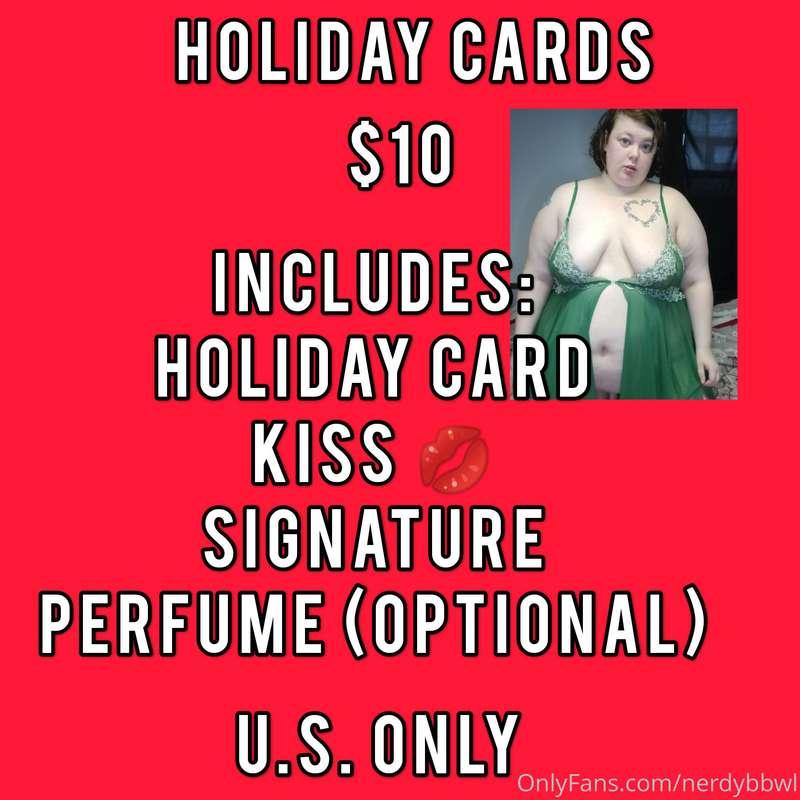 Grab your Holiday Card by Dec 5th!!!