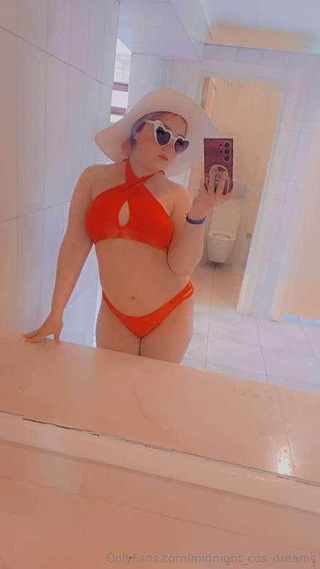 Red boob window bikini ~♡