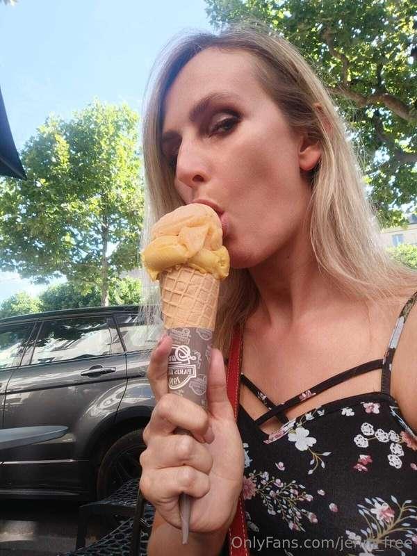Do you like to lick?.......... ice cream?😈🍦