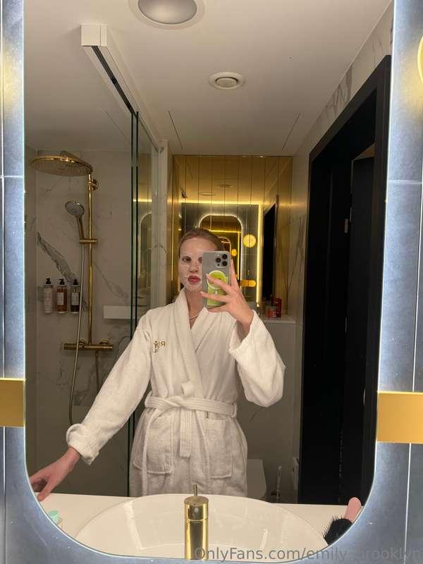 I wear masks like this a lot. Do you like my face in it, or ..