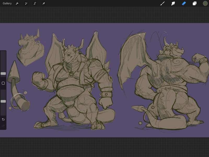 Dad Derg OC (sketch WIP)