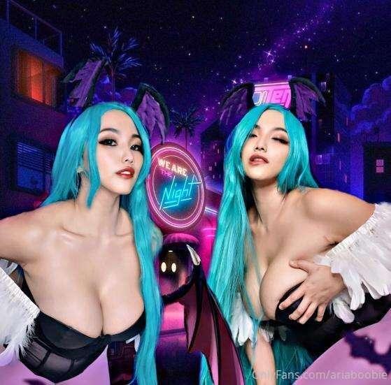 morrigan cosplay by me @ariaboobie