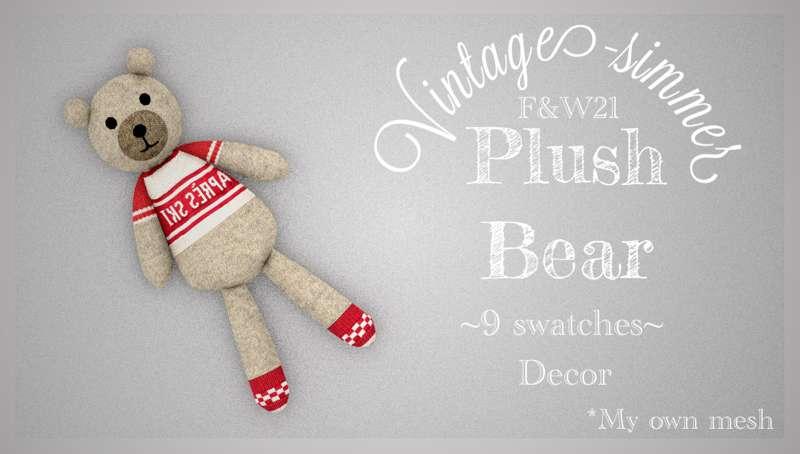 ˗ˏˋPlush Bear in sweater ˎˊ˗