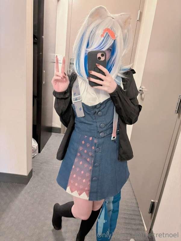 My cosplays from OffKai! Day 1 - Gura & Bunny Gura Day 2 - K..