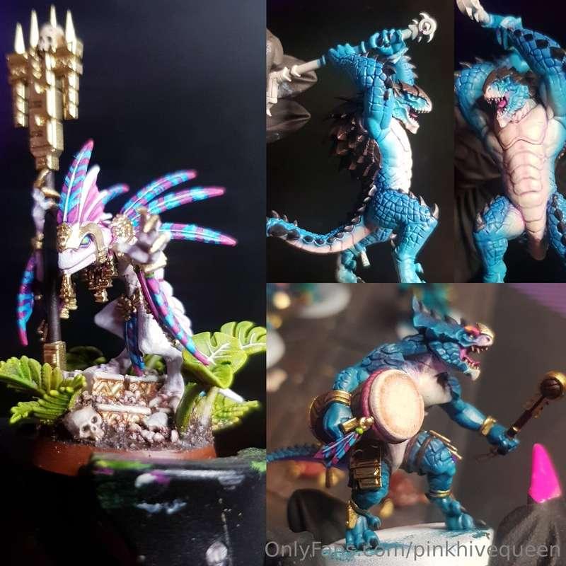 Some of my recent Seraphon projects! 💙💙💙🦖