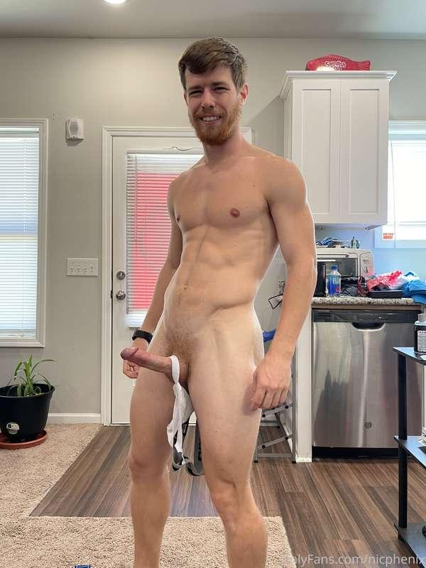 A lucky fan is getting this jock in the mail. Sticky & sweet..