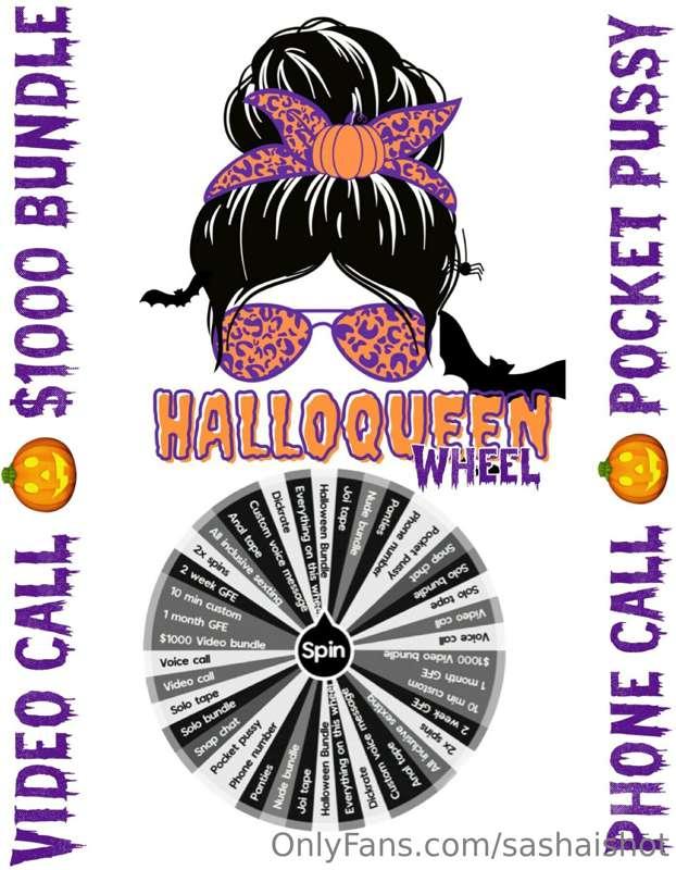 EXXXCLUSIVE HALLOWEEN WHEEL 

Available this weekend only! I..