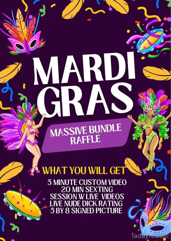 Since we can't be in New Orleans partying it up for Mardi Gr..