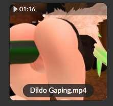 Beeg Dildo leaves my cooch gaping -w-