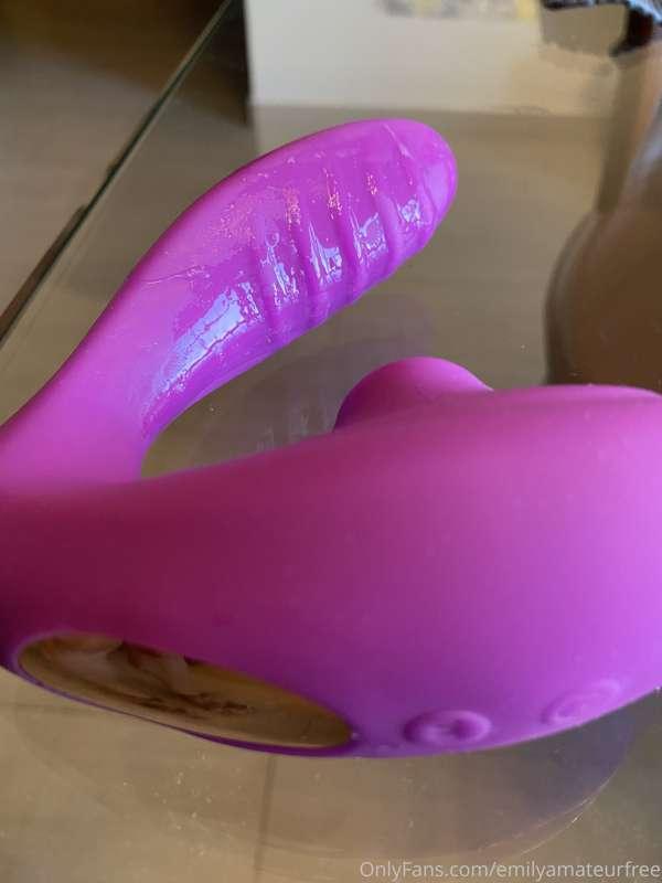 Think this is my new favourite toy, the clit sucker 🤩👅Maybe ..