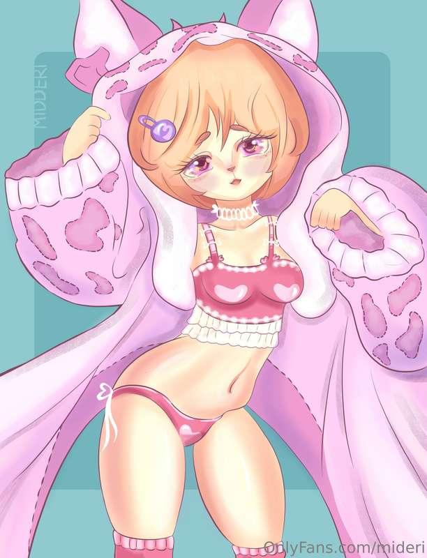 sweet Lolly lose her lingerie 😉