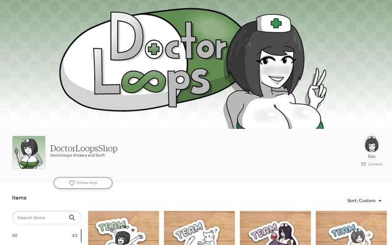 DoctorLoops Sticker Shop is now OPEN!