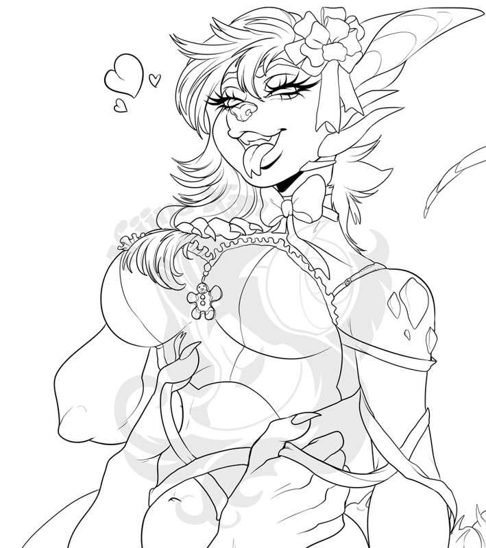 🖤Sexy Christmas YCH🖤 SLOT001 - Lines + Animation