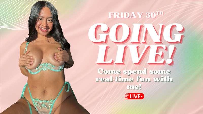 🔥 LIVESTREAM this Friday! 🔥Let’s hang out LIVE and get a lit..