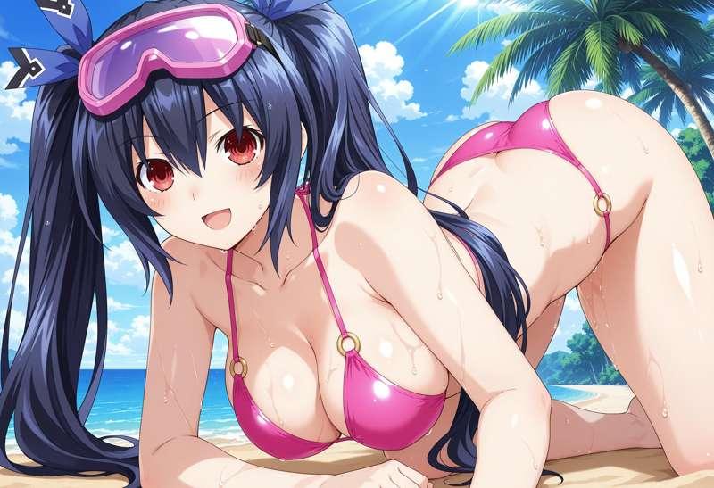 Noire (ノワール) Hyperdimension Neptunia | (Extras) 
