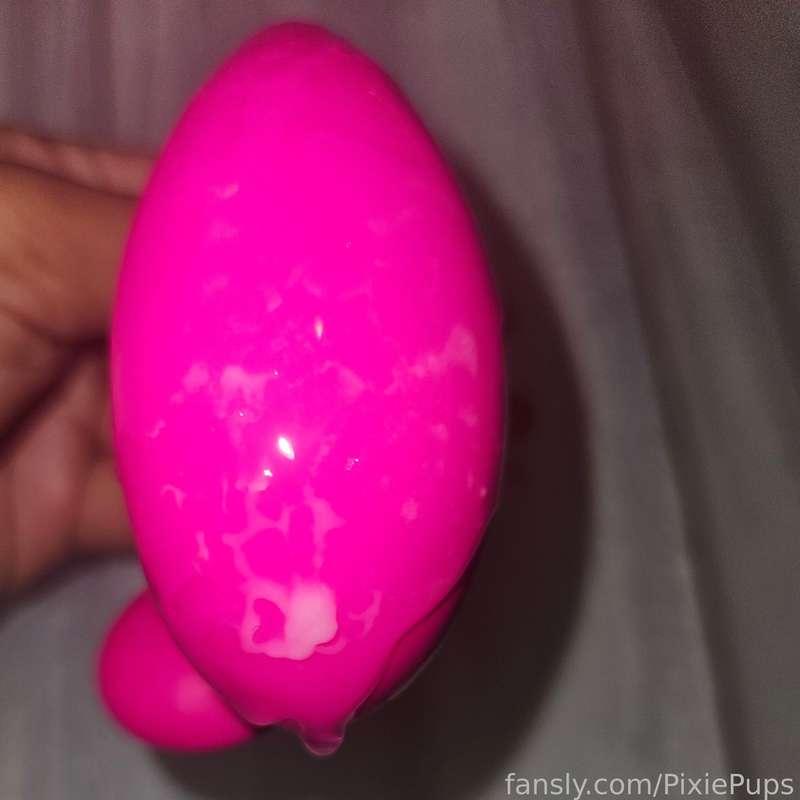Tip goal was hit for posting my toy! Look at what you all did to me during stream. I was a dripping mess. 👀

Be sure to join me while live! This Weds, Thurs &amp; Fri 6-9 est for lewd-a-thon!

PS: Grab a toy to join me and sync with my toy! 50% off today!! ➡️ https://www.lovense.com/r/nj1r5c

#wet #pussy #toy #lovense #lush #sextoy #dripping #irl