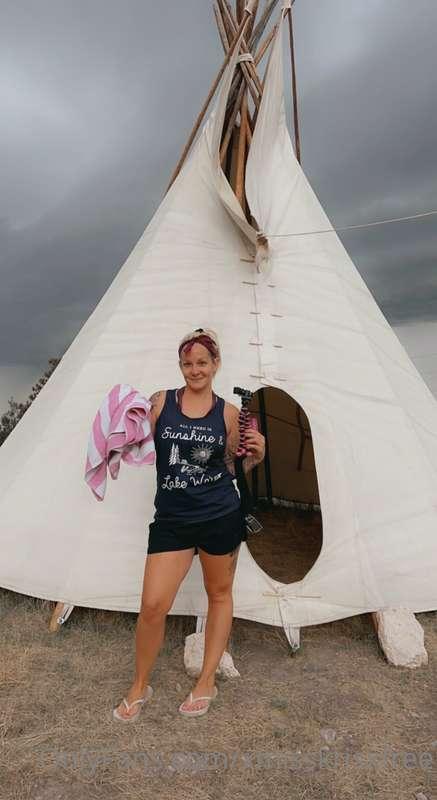 I found a teepee off the side of the highway today. Can you ..