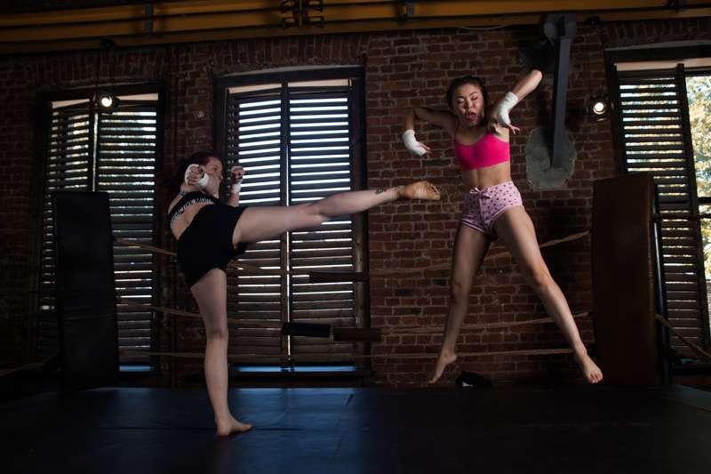 Fight of two girls