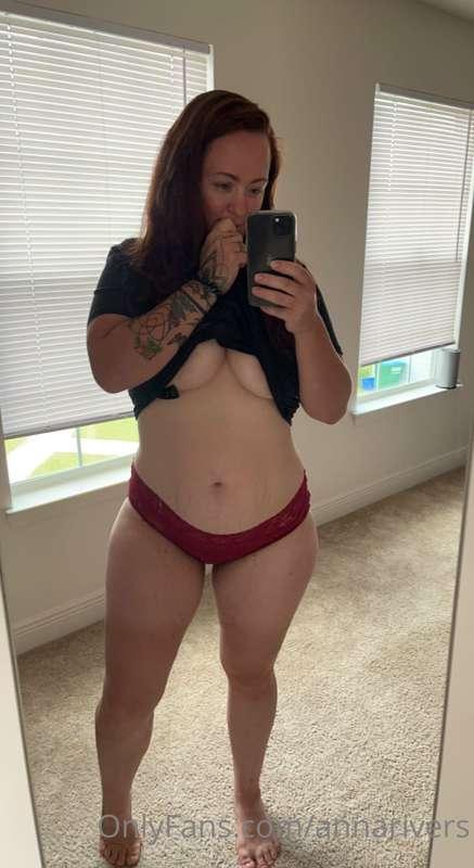 New panties 🥰 getting on board with this lacy