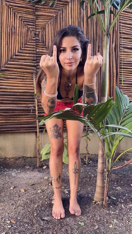 Stay in your place, tiny. Perfection like me has no use for ..