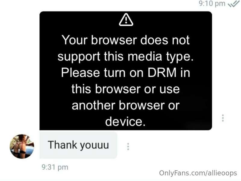 A few of you have alerted me that you're getting this messag..