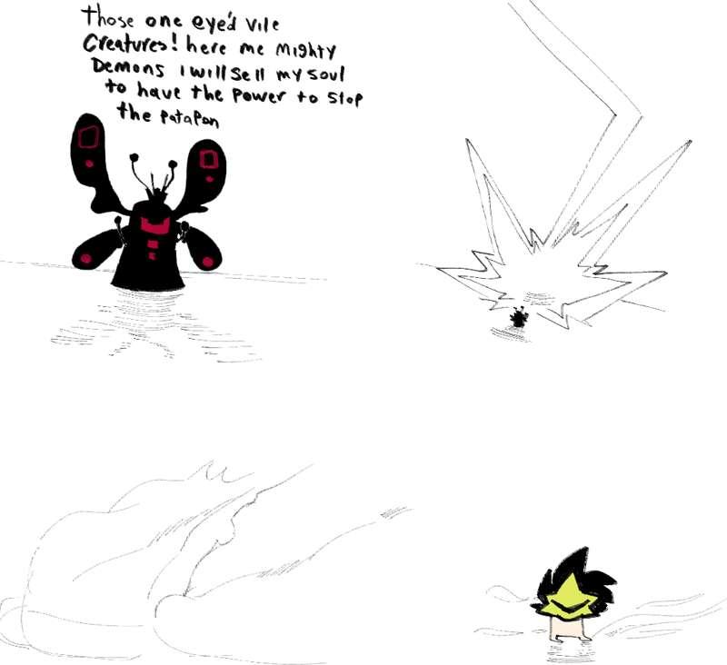 Patapon doodle comic