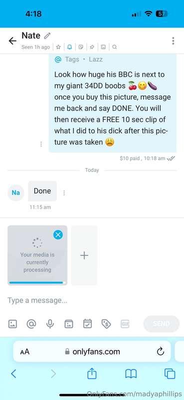 ATTENTION. I have not be able to upload any type of video th..