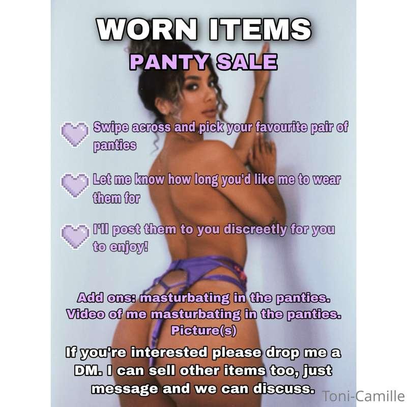 💜 PANTY SALE 💜
I have so many pretty panties for you to enjo..