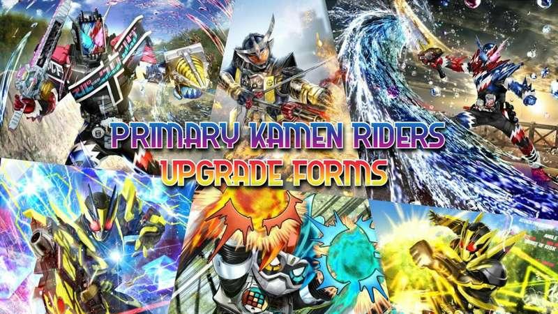 Primary Kamen Riders Upgrade Form All Henshin & Finisher 