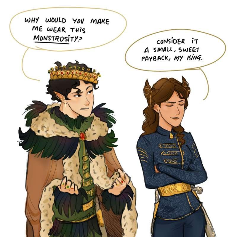 Jude & Cardan sketch (The Wicked King)