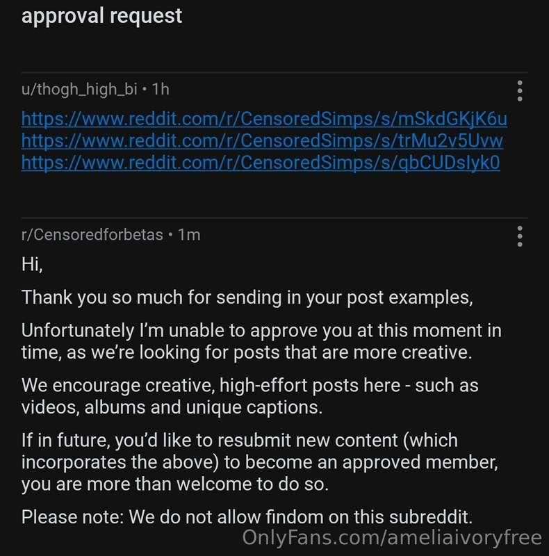 For those of you who found me from a censored subreddit, unf..
