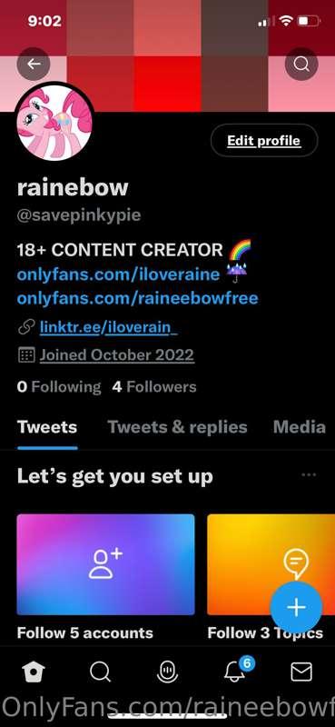 Go add my Twitter loves🥰💖