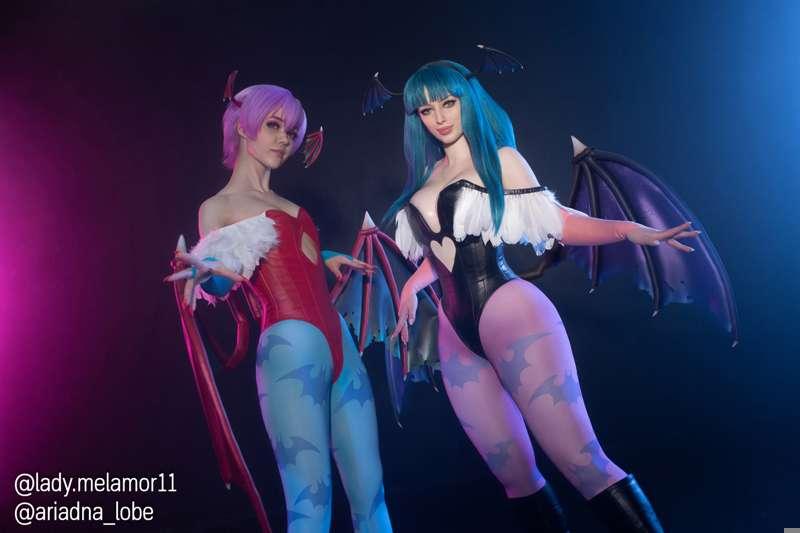 Meet the long-awaited Darkstalkers couple photoset!