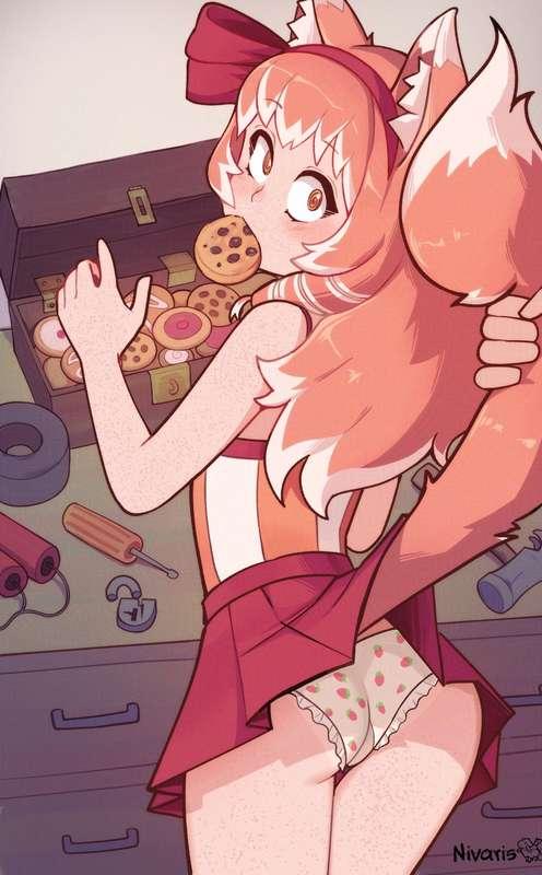 Tira steals the cookies
