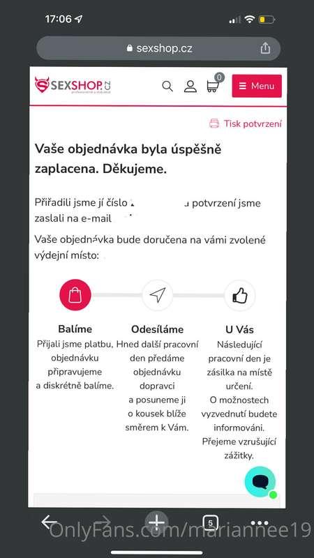 Objednala sem si vibrátor😈 máte se na co těšit😈😝